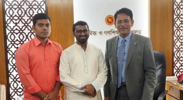 শিক্ষামন্ত্রীর সঙ্গে সাক্ষাৎ, নিয়োগ পাচ্ছেন স্থায়ী ঠিকানা না থাকা মিশন আচার্য